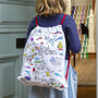 Colour In World Map Backpack Kit + 10 Pens, thumbnail 2 of 7
