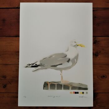 'Herring Gull' Original Stencil Edition, 3 of 10