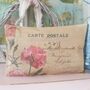 French Postcard Rose Design Gift Pillows, thumbnail 6 of 8