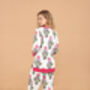 Indian Cotton Rosette Bloom Print Pyjama Set, thumbnail 2 of 3