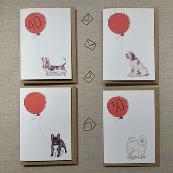 Personalised Dog Breed Birthday Card, 8 of 12