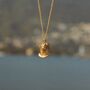 Youth Pendant 18 K Gold Plated Necklace, thumbnail 4 of 9