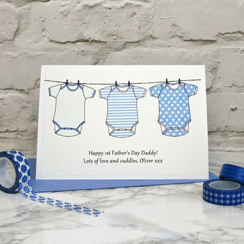 'Baby' Personalised 1st Fathers Day Card, 3 of 3