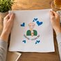 Personalised Hobby Handkerchief Gift For Him, thumbnail 4 of 11