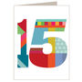 Mini Number Fifteen Card, thumbnail 2 of 5