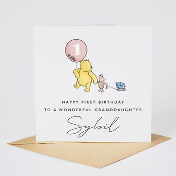 Winnie The Pooh 2nd Birthday Daughter Card *Fully Personalised, 6 of 6