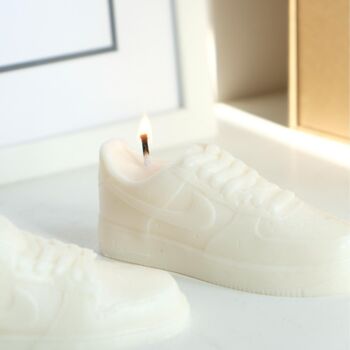 Sneaker Trainer Vegan Soy Wax Candles Mens Gift, 4 of 7