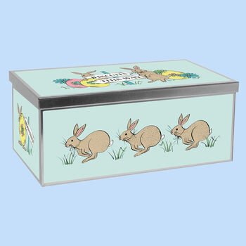 Biscuiteers Hand Iced Easter Egg Hunt Luxe Tin, 3 of 3