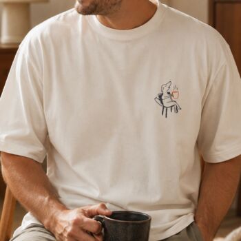 Personalised Coffee And Dogs Club Graphic T Shirt, 2 of 4