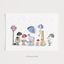 Personalised Kid's London Zoo Commuter Animal Print, thumbnail 4 of 8