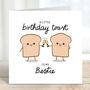 A Birthday Toast To My Bestie Card, thumbnail 2 of 3