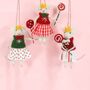 Mouse With Lollipop Tree Decoration, thumbnail 1 of 3