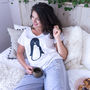 Personalised Women's Penguin Pyjamas, thumbnail 2 of 6