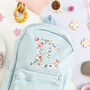 Liberty Of London Initial Children's Backpack Blue, thumbnail 2 of 7
