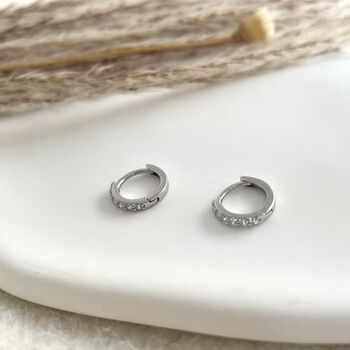 Everyday Silver Stacking Earring Tarnish Free Silver 925, 6 of 7