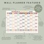 Personalised Wall Planner | 2026 Year Calendar, thumbnail 2 of 6