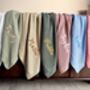 Personalised Baby Blanket Embroidered With Name Soft Customised Blanket For Newborn Baby Girl Cot And Pram Blanket Baby Girl Present 100x80cm, thumbnail 8 of 12