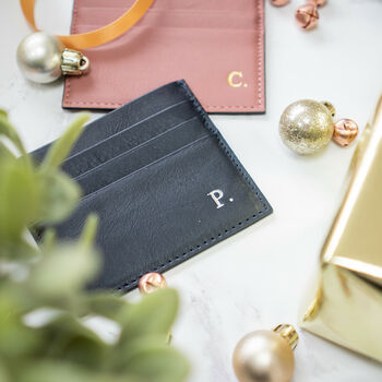 Personalised Leather Card Holder, 3 of 12