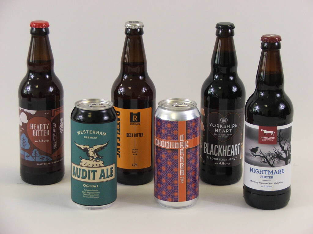 Six Craft Dark Beers By Great British Booze Company