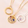 Family Ring And Birthstone Necklace, thumbnail 2 of 10