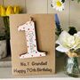 Personalised Grandad Birthday No.One Keepsake Card, thumbnail 1 of 3