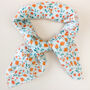 Strawberry Print Cotton Blend Square Scarf, thumbnail 2 of 4