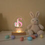First Easter Bunny Initial LED Acrylic Plaque, thumbnail 3 of 8