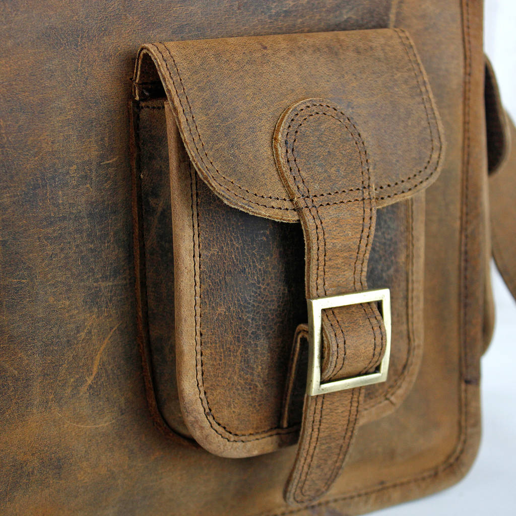leather weekend bag by scaramanga | notonthehighstreet.com