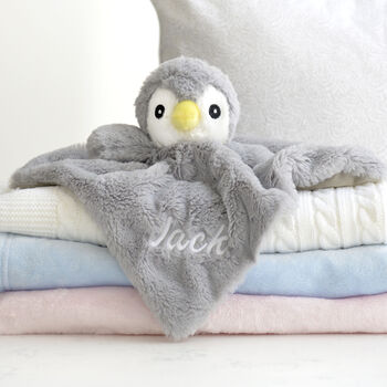 Personalised Fluffy Penguin Unisex Comforter, 2 of 6