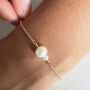 Sterling Silver Mother And Child Pearl Bracelet, thumbnail 6 of 11