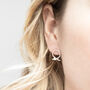 Sterling Silver Circle Knot Studs, thumbnail 1 of 4