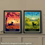Chihuahua Limited Edition Beach Sunset Gift Print, thumbnail 8 of 8