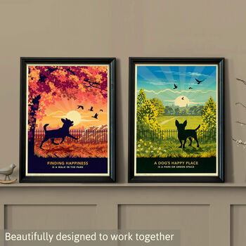 Chihuahua Limited Edition Beach Sunset Gift Print, 8 of 8