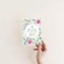 'A Paper Hug' Hand Lettered A6 Greeting Card, thumbnail 3 of 3