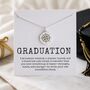 Graduation Gift Sterling Silver Compass Necklace, thumbnail 1 of 11