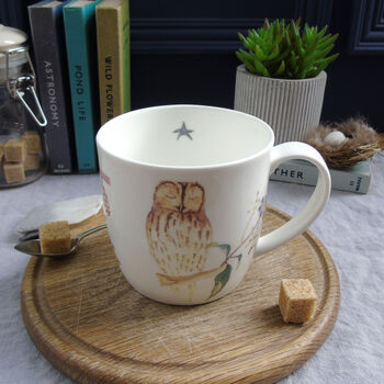 Tawny Owl Bone China Mug, 12 of 12