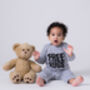 Baby Sleepsuit, Free Hugs, Cotton Babygrow, thumbnail 1 of 6