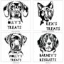 Personalised Dachshund Dog Storage Tin With Treats, thumbnail 3 of 3