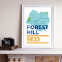 Se23 Forest Hill A3 Print, thumbnail 1 of 2