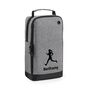 Running Shoe Bag Embroidered With Female Figure And Personalised Name, thumbnail 6 of 10