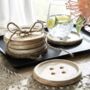 Wooden Button Coasters, thumbnail 4 of 4