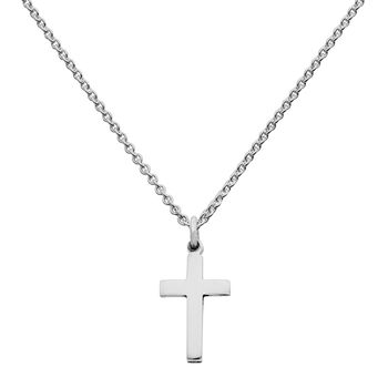 Silver Cross Christening Or Confirmation Necklace, 3 of 6