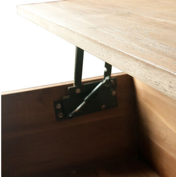 Selby Hidden Laptop/Supper Shelf Coffee Table, 4 of 8