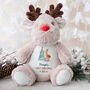 Personalised My First Christmas Reindeer Toy With Name, thumbnail 2 of 5