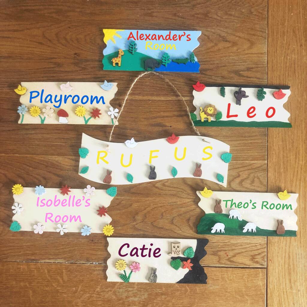Children's Decorative Door Letters By Oskar & Catie