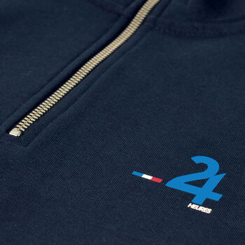 Endurance 24 Navy Motorsport Half Zip Sweatshirt, 2 of 6