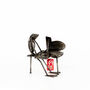 Small Frog Pianist Piano Metal Sculpture, thumbnail 7 of 9