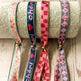 Set Of Four Festival Ribbon Bracelets, Love / Cheri, thumbnail 4 of 5