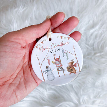 Personalised Ceramic Christmas Ornament Gift, 5 of 7