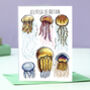 Jellyfish Of Britain Greeting Card, thumbnail 1 of 8